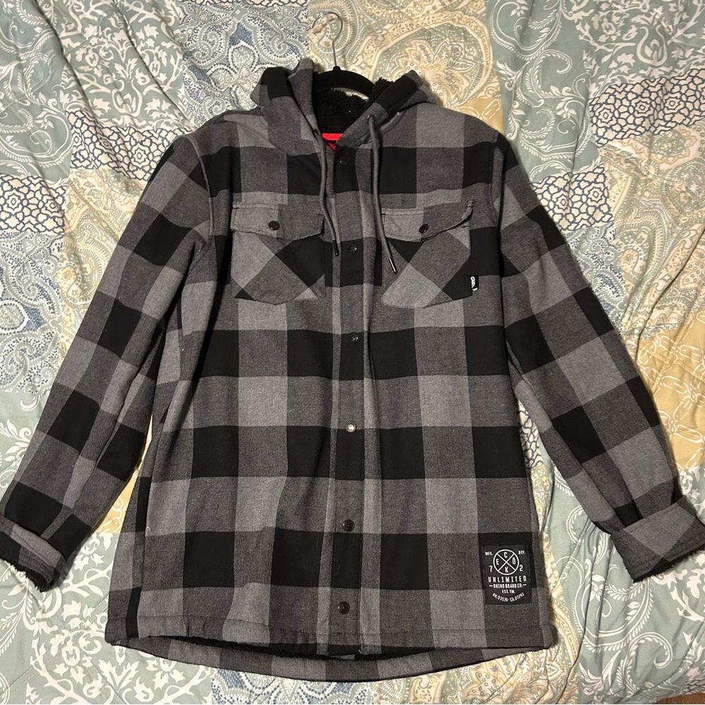 Men’s Ecko Unltd Button Hoodie Large